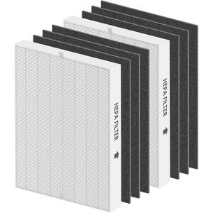 Airmega AP-1512HH & 200M Replacement Filter Kit – 2 HEPA + 6 Carbon‎ Pre-Filters